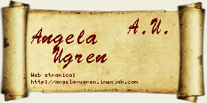 Angela Ugren vizit kartica